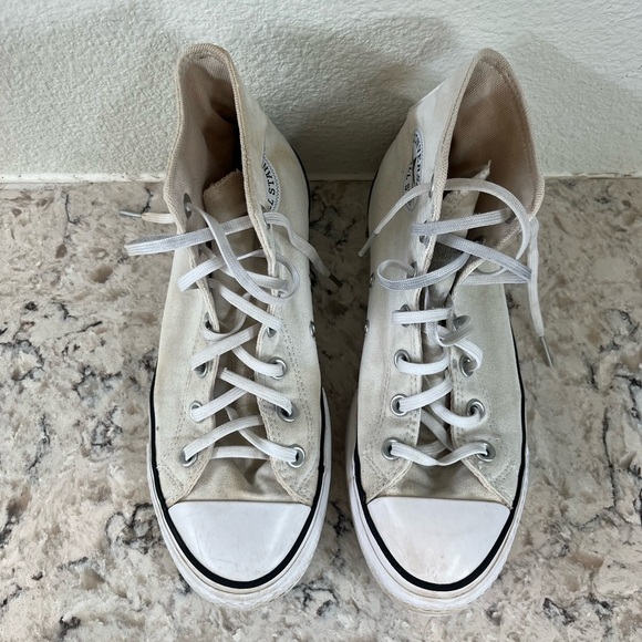 Converse White Canvas Sneakers - Picture 4 of 7